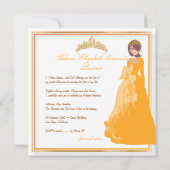 15歳のプリンセス/偽の金 招待状 (裏面)