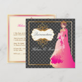 15歳のプリンセス/水玉模様 招待状 (正面/裏面)