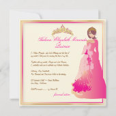 15歳のプリンセス/水玉模様 招待状 (裏面)