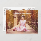 15歳の夜 インビテーションポストカード (正面/裏面)