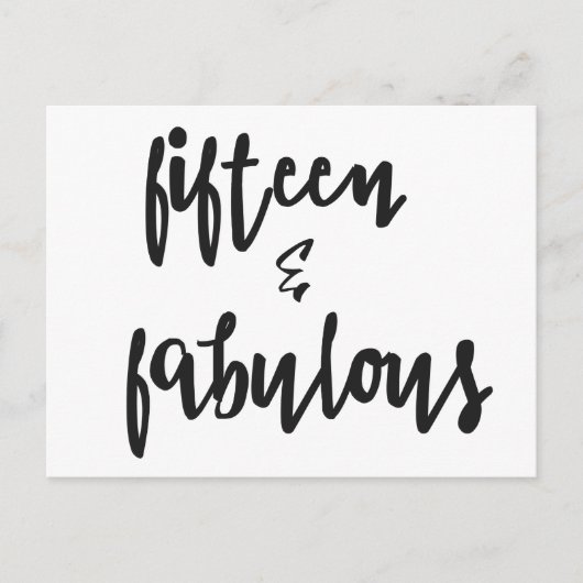 15歳の誕生日おめでとう！クイーンセニェーラ カード (正面)