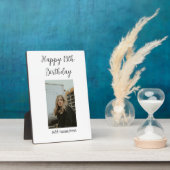 15歳の誕生日おめでとう　名前　写真　テキスト　モダン フォトプラーク (側面)