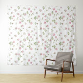 15歳の誕生日を祝うバラの花束　優しいピンク タペストリー (インサイチュ(横))