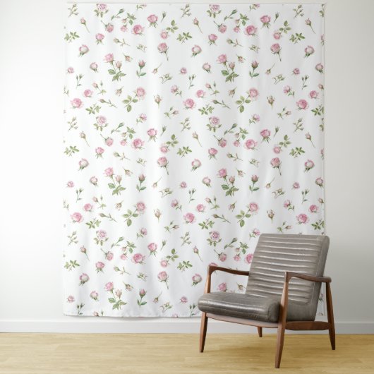 15歳の誕生日を祝うバラの花束　優しいピンク タペストリー (インサイチュ)