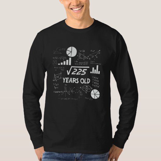 15歳の誕生日オタク系の数学15歳の誕生日プレゼント Tシャツ (正面)