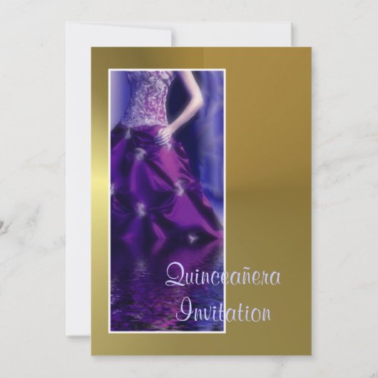 15歳の誕生日パーティーの招待状, 15歳の誕生日パーティーの招待状 招待状 (正面)