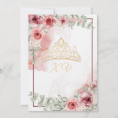 15歳の誕生日パーティー招待状 招待状 (裏面)