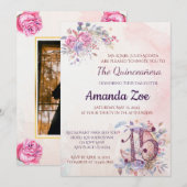 15歳の誕生日パーティー招待状 招待状 (正面/裏面)