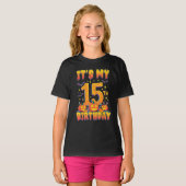 15歳の誕生日パーティー15歳のハロウィーン Tシャツ (正面フル)