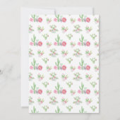 15歳の誕生日パーティー キュイーンセネラ フィエスタ サボテンの招待状 招待状 (裏面)