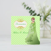 15歳の誕生日プリンセス/水玉模様 招待状 (スタンド正面)