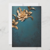 15歳の誕生日仮面舞踏会 ヴェネツィアンマスク 招待状 (裏面)