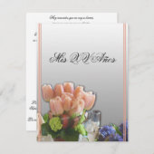 15歳の誕生日招待状（スペイン語） 4.25 x 5.5 招待状 (正面/裏面)