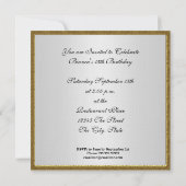 15歳の誕生日招待状 メキシコ国旗 招待状 (裏面)