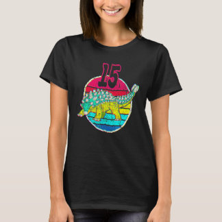 15歳の誕生日 おめでとう Ankylosaurus Magniventris 家族 Tシャツ