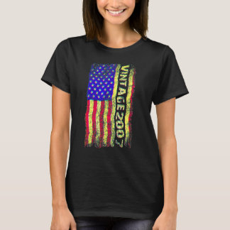 15歳の誕生日 アメリカ国旗 2007年製 ヴィンテージ Tシャツ