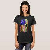 15歳の誕生日 アメリカ国旗 2007年製 ヴィンテージ Tシャツ (正面フル)