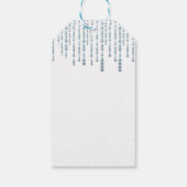 15歳の誕生日 ウィンター ワンダーランド 思い出 ギフトタグ (裏面)