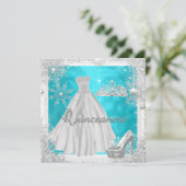 15歳の誕生日 エリート エレガント パーティー 招待状 (スタンド正面)