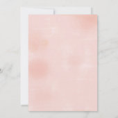 15歳の誕生日 エレガントな花のドレスの招待状 招待状 (裏面)