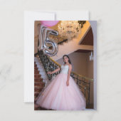 15歳の誕生日 キュンセアニエラ お礼カード 招待状 (裏面)