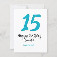 15歳の誕生日 キンセナ 追加 日付 年 青 テンプレート