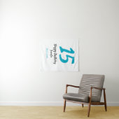 15歳の誕生日 キンセネラ 追加 日付 年 青い テンプル タペストリー (インサイチュ(横))