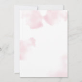 15歳の誕生日 クイーンセニョーラ ラスティック フラワーズ 招待状 (裏面)