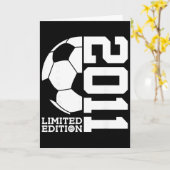 15歳の誕生日 サッカー 限定版 2011 カード (黄色い花)