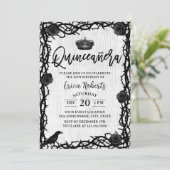 15歳の誕生日　ローズ・ソーン ダークフェアリー テイル　キンチェアニエラ 招待状 (スタンド正面)