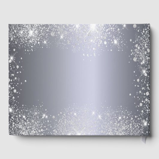 15歳の誕生日 銀白色ドレス グリッター 誕生日 クインツェアニエラ ゲストブック (裏面)