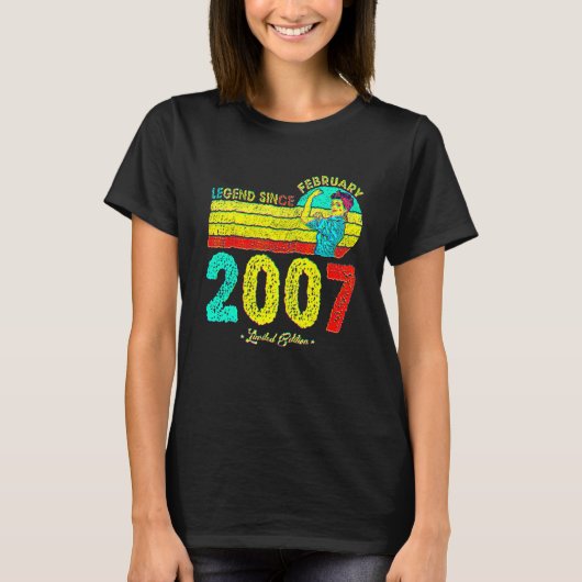 15歳の誕生日 2007年2月 誕生以来の伝説 15歳 Tシャツ (正面)