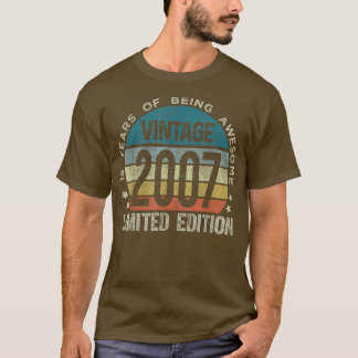 15歳ギフトヴィンテージ2007限定版15t tシャツ