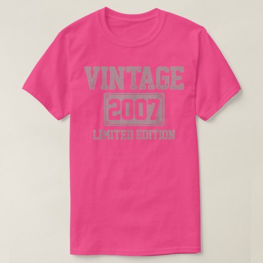 15歳ヴィンテージ2007年限定版15th Bir Tシャツ (デザイン正面)