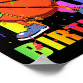 15歳15thバスケットボール誕生日パーティーテーマB ポスター (角)