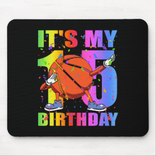 15歳15thバスケットボール誕生日パーティーテーマB マウスパッド