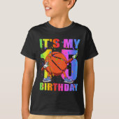 15歳15thバスケットボール誕生日パーティーテーマB Tシャツ (正面)