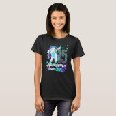 15歳 ユニコーン ダビング 15歳の誕生日 ユニコーン Tシャツ (正面フル)
