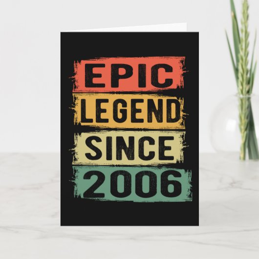 15歳Bday 2006 Epic Legend 15誕生日 カード (正面)