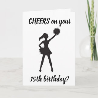 **15番目の誕生日**お客様への応援!!! カード
