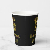 15番目の誕生日:インスパイアアールデコの外観「15」 & Name 紙コップ (右)