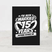 15結婚した年おもしろい15結婚周年 カード (正面)
