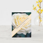 15結婚周年記念バラ カード (黄色い花)