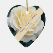 15結婚周年記念バラ セラミックオーナメント (右)