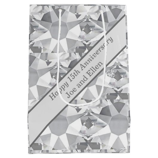 15結婚周年記念 ミディアムペーパーバッグ (裏面)