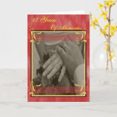 15結婚周年 カード (黄色い花)