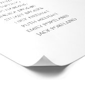 15表結婚座表 ポスター (角)