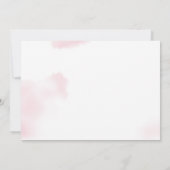 15誕生日キンセアニェラ素朴フローラ写真 招待状 (裏面)