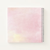 15誕生日ピンクフローラクンセアニラゲスト ノートブック (裏面)