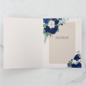 15誕生日フローラ番号15 パーソナライズされた カード (内部)